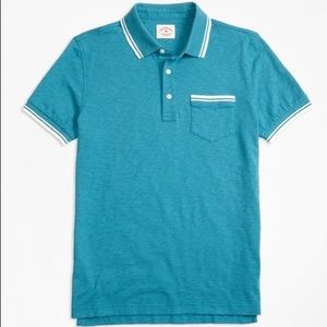 Brooks Brothers Slub Cotton Jersey Polo Shirt